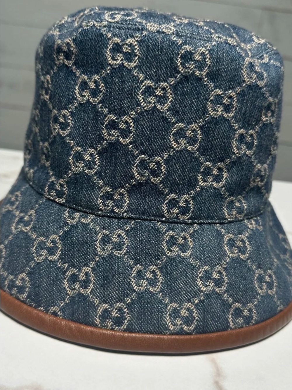 Gucci denim bucket hat